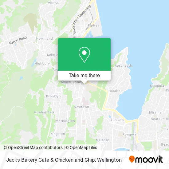 Jacks Bakery Cafe & Chicken and Chip map