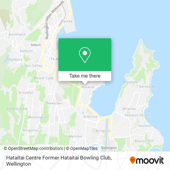 Hataitai Centre Former Hataitai Bowling Club map