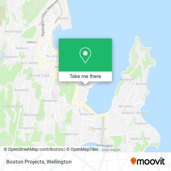 Boston Projects map