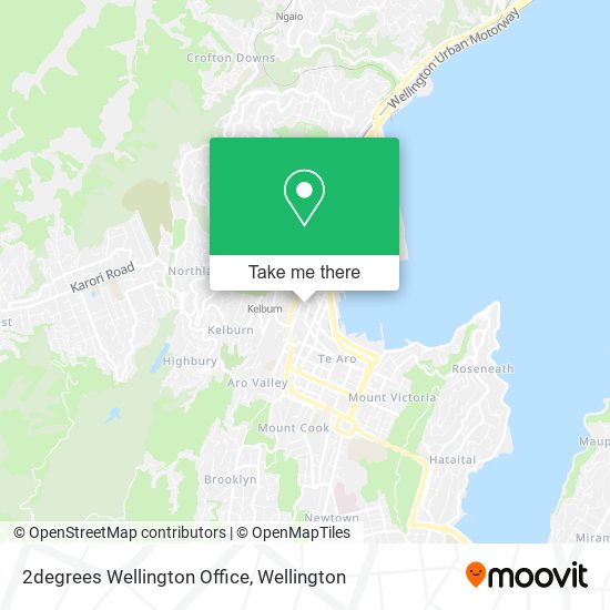 2degrees Wellington Office map