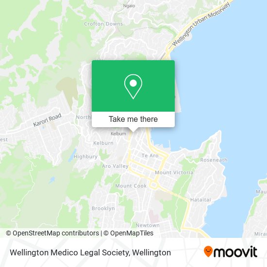 Wellington Medico Legal Society map