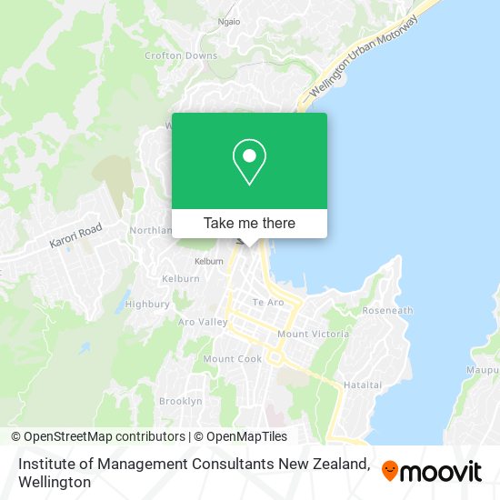 Institute of Management Consultants New Zealand map