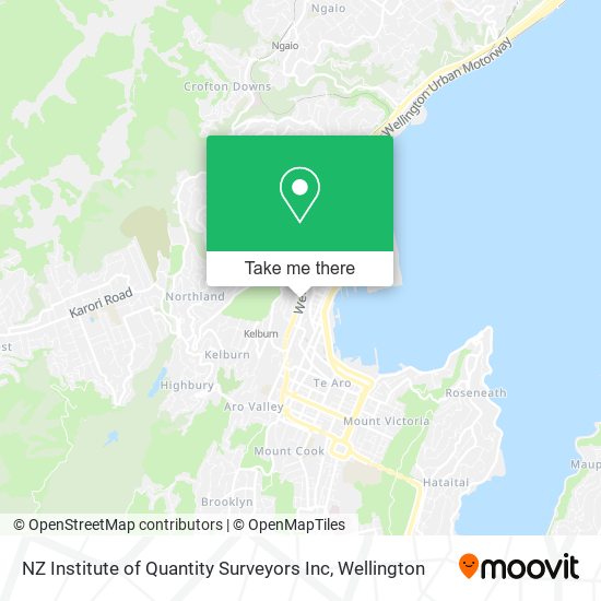 NZ Institute of Quantity Surveyors Inc map