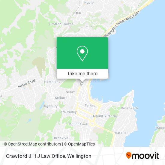 Crawford J H J Law Office map