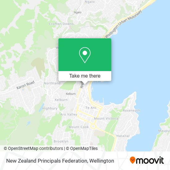 New Zealand Principals Federation map