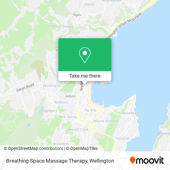 Breathing Space Massage Therapy map