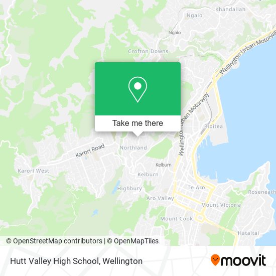 Hutt Valley High School map