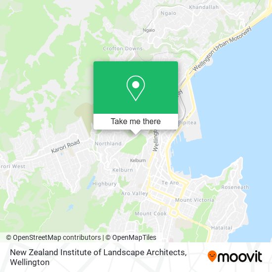 New Zealand Institute of Landscape Architects map