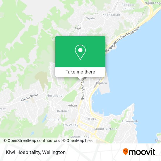 Kiwi Hospitality map