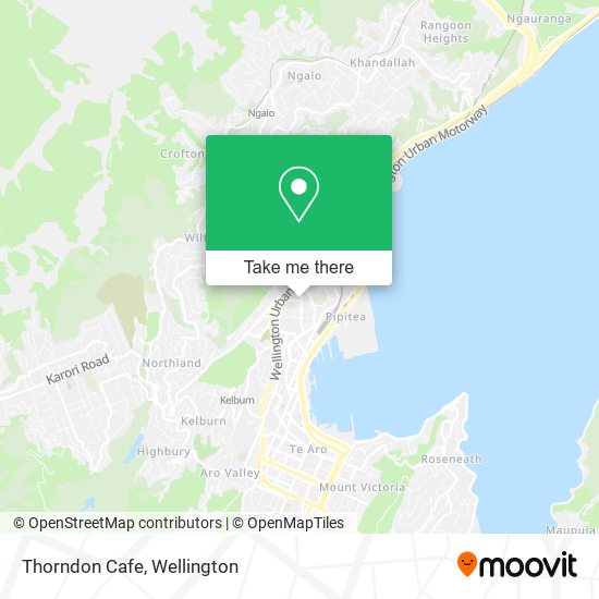 Thorndon Cafe map