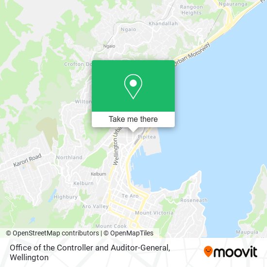 Office of the Controller and Auditor-General map