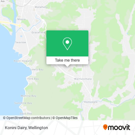 Konini Dairy map