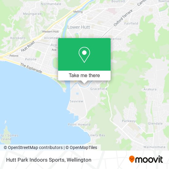 Hutt Park Indoors Sports map