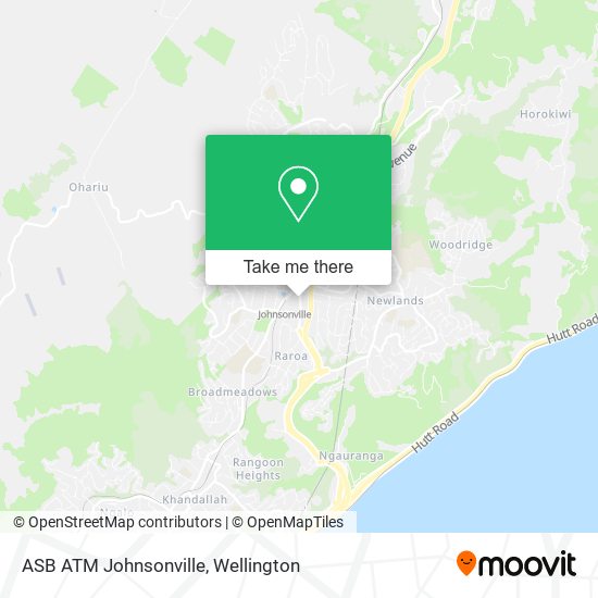 ASB ATM Johnsonville map