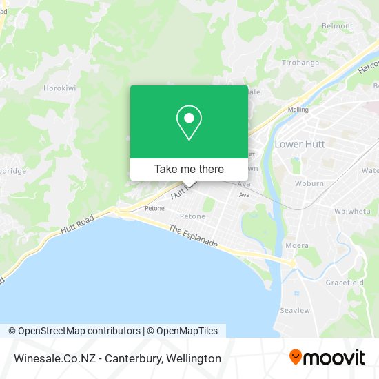 Winesale.Co.NZ - Canterbury map