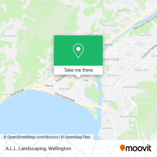 A.L.L. Landscaping map