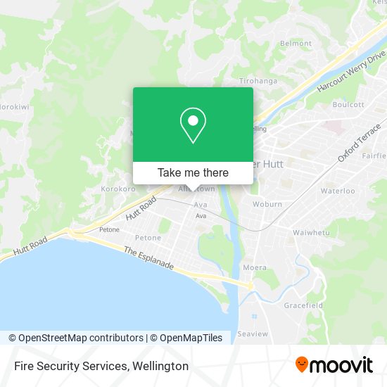 Fire Security Services map