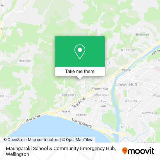 Maungaraki School & Community Emergency Hub map