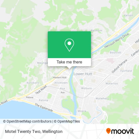 Motel Twenty Two map