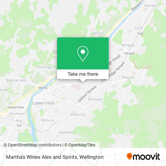 Martha's Wines Ales and Spirits map
