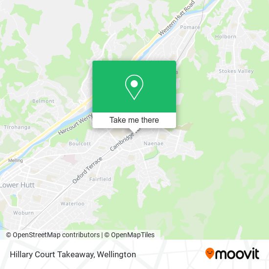 Hillary Court Takeaway map