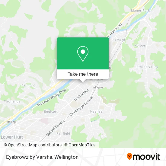 Eyebrowz by Varsha map
