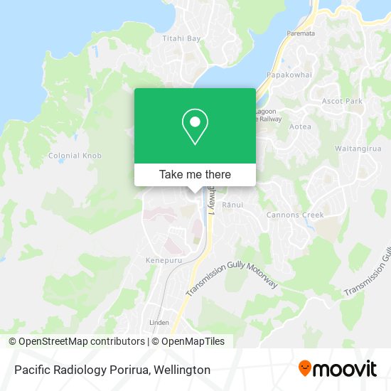 Pacific Radiology Porirua map