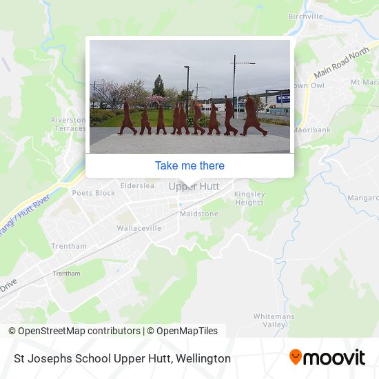 St Josephs School Upper Hutt map