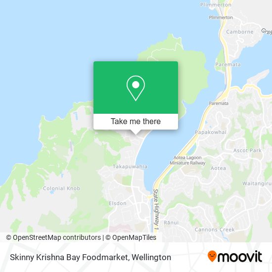 Skinny Krishna Bay Foodmarket map