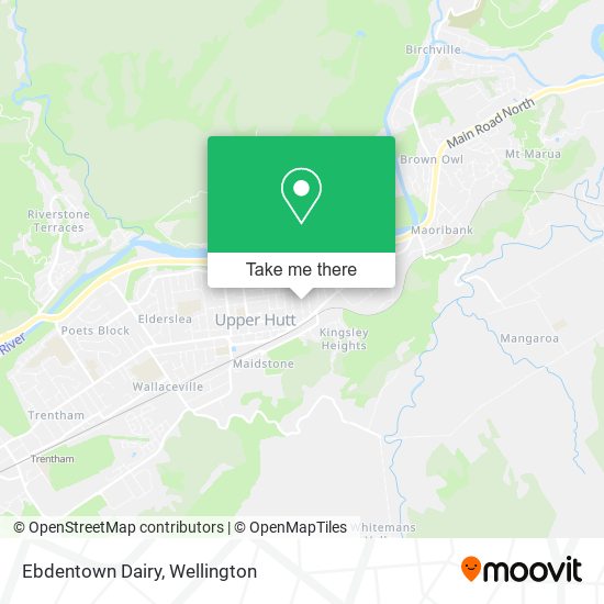 Ebdentown Dairy map
