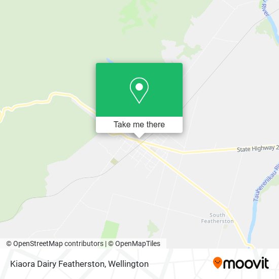 Kiaora Dairy Featherston map