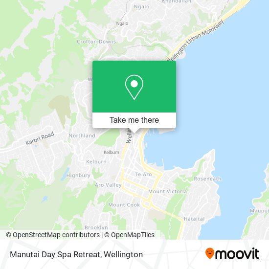 Manutai Day Spa Retreat map