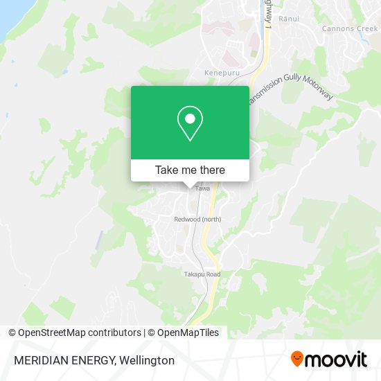 MERIDIAN ENERGY map