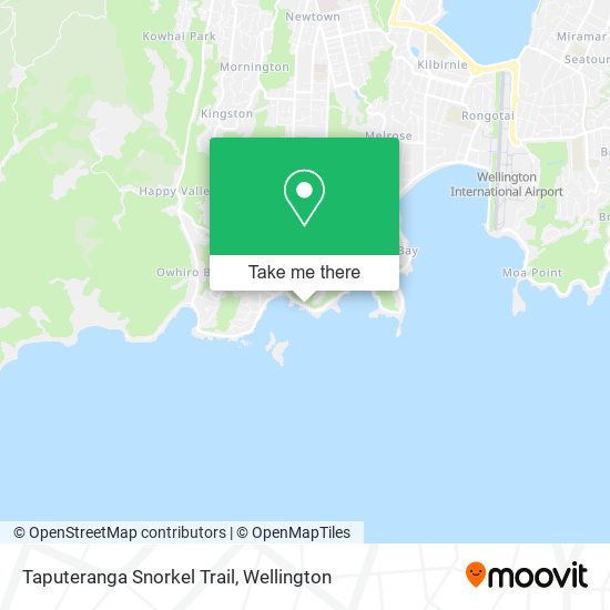 Taputeranga Snorkel Trail地图