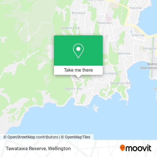 Tawatawa Reserve map