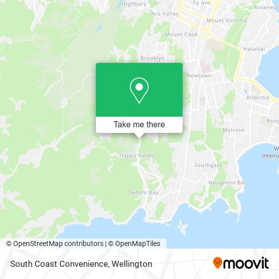 South Coast Convenience map