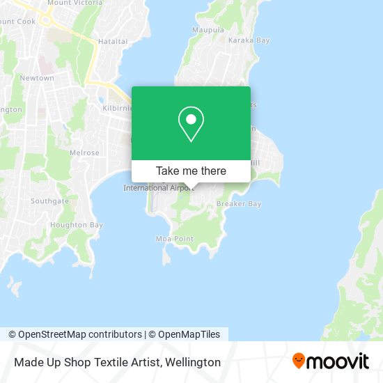 Made Up Shop Textile Artist map