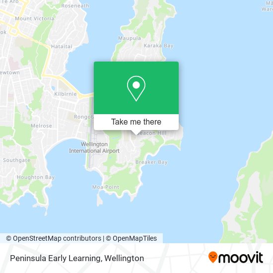 Peninsula Early Learning map