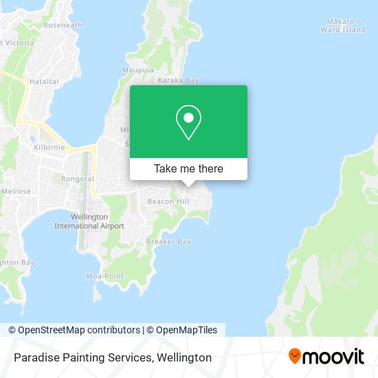 Paradise Painting Services map