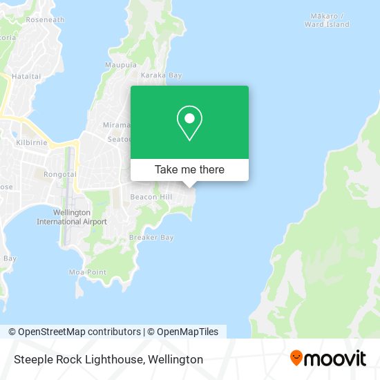 Steeple Rock Lighthouse map