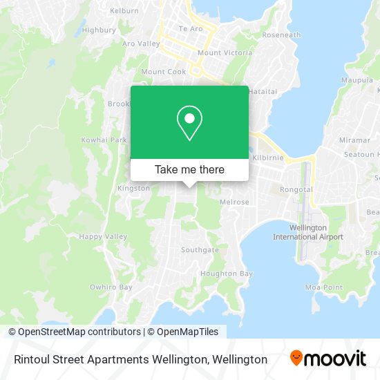 Rintoul Street Apartments Wellington map