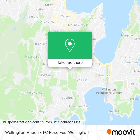 Wellington Phoenix FC Reserves map
