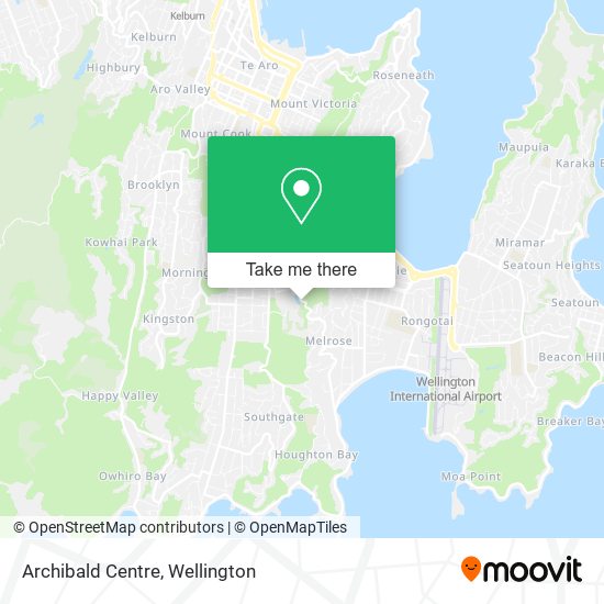 Archibald Centre map