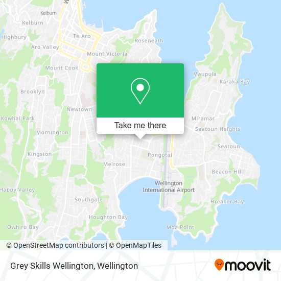 Grey Skills Wellington map