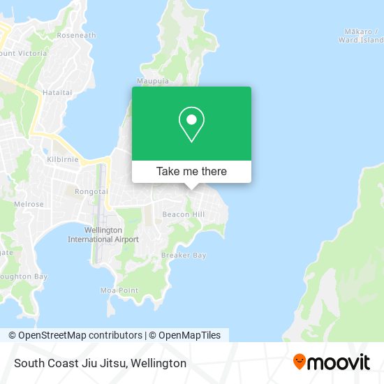 South Coast Jiu Jitsu map