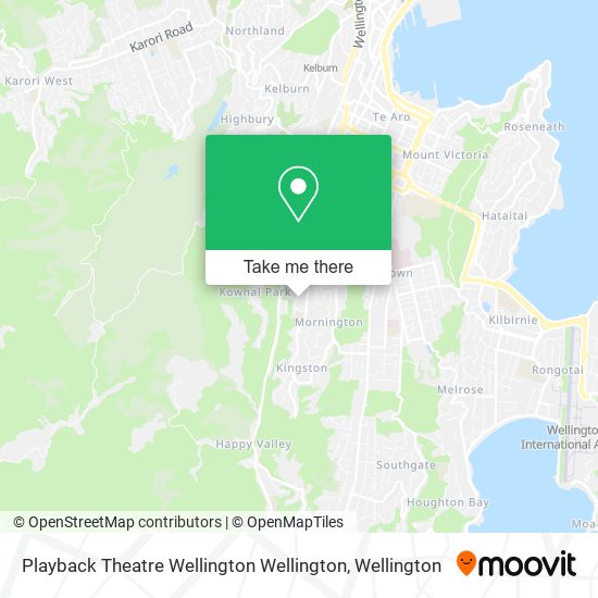 Playback Theatre Wellington Wellington map