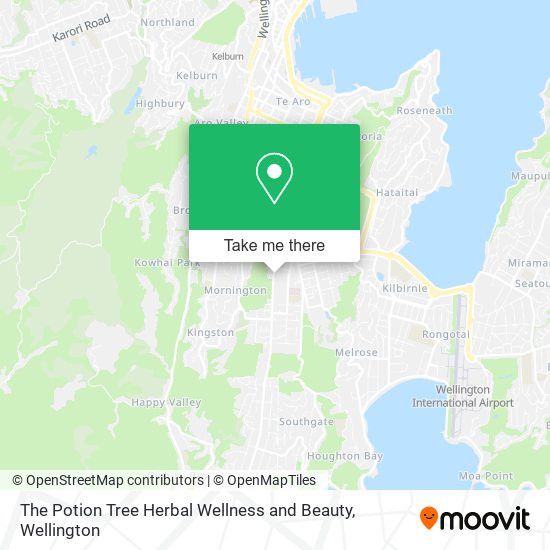 The Potion Tree Herbal Wellness and Beauty map
