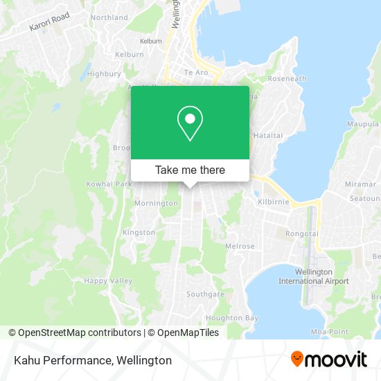 Kahu Performance map