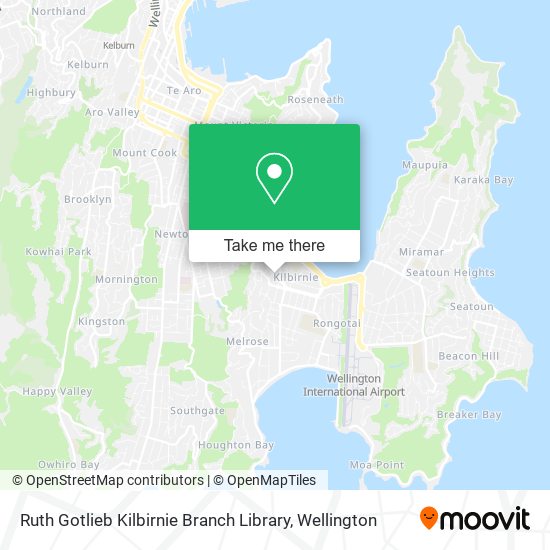 Ruth Gotlieb Kilbirnie Branch Library map