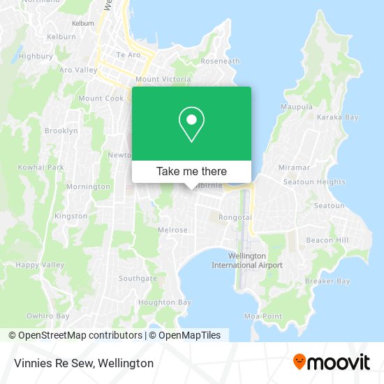 Vinnies Re Sew map